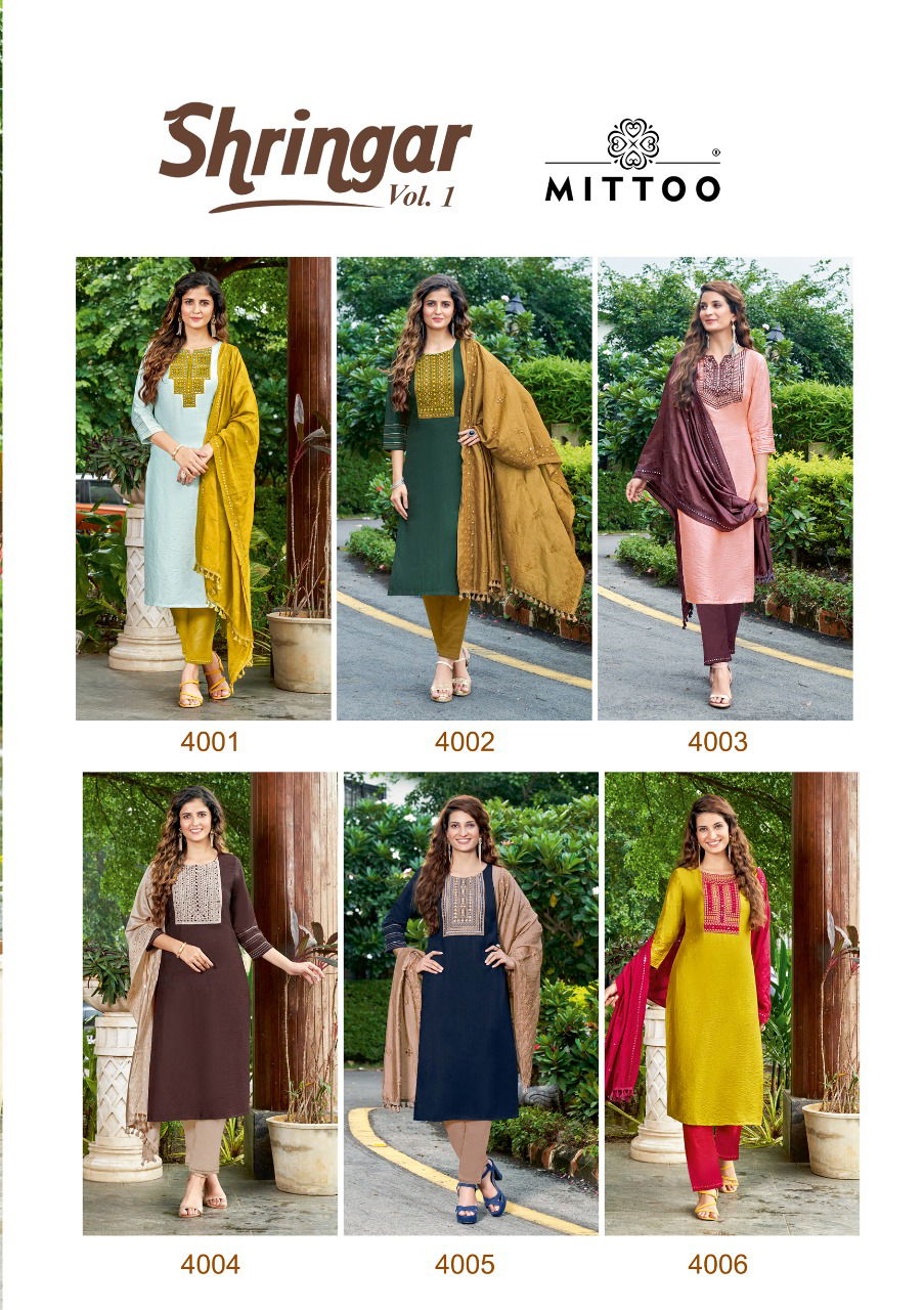 Mittoo Shringar 1 New Exclusive Wear Heavy Ready Made Designer Collection